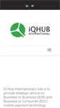Mobile Screenshot of iqhubintl.com